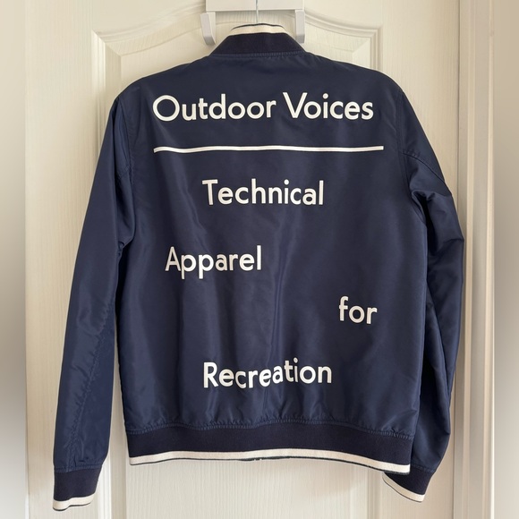 Outdoor Voices Bomber Jacket NWOT Size S - Picture 1 of 3